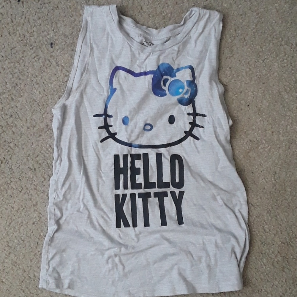 Hello kitty galaxy tank top